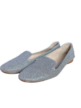 Donald Pliner Denda Silver Glitter Ballet Flats – Women’s Sz 9.5M